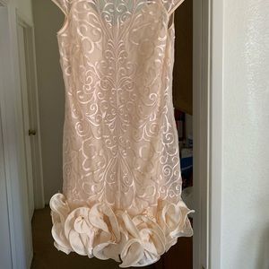 Jessica Simpson Ivory Lace Dress
